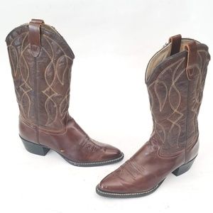 Bronco Vintage Cowboy Boots Made in USA Size 10 D